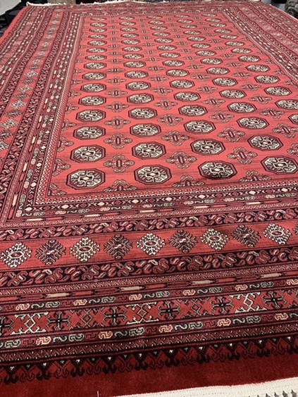 Beluchi viskoosimatto punainen Bokhara 200x290 cm