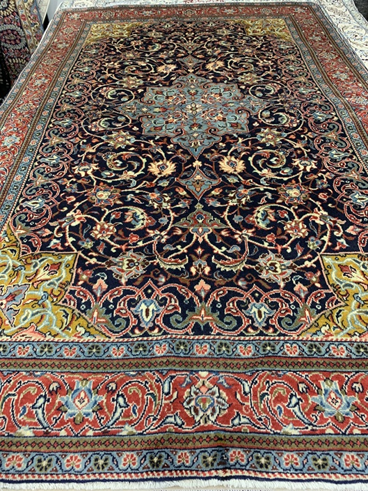 Sarough Serkat käsinsolmittu villamatto 135x206 cm
