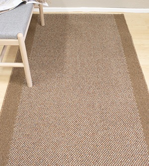 Porto käytävämatto tummanruskea 80x200 cm