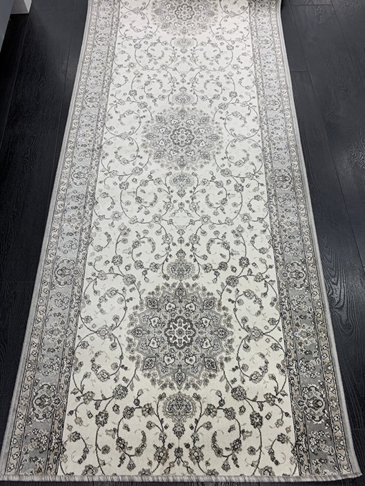 Royal Palace itämainen kuviointi harmaa-beige 80 cm leveä rulla