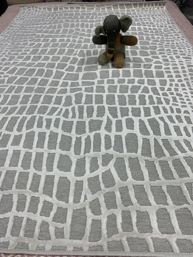 Genova viskoosimatto vaalea-beige 135x195 cm