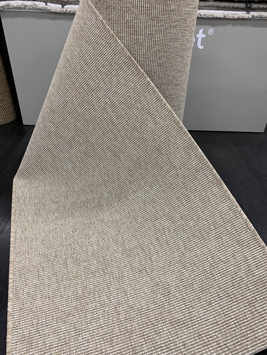 Milano käytävämatto vaaleabeige 80 cm leveä rulla