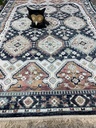 Savoy viskoosimatto sininen kuvio 160x230 cm