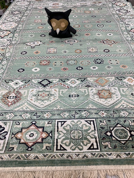 Savoy viskoosimatto Inka vihreä 160x230 cm