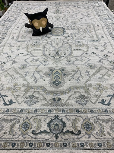 Milano nukkamatto Sarastus beige-sininen 160x230 cm