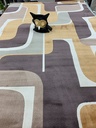 Milano nukkamatto Seventies ruskea 160x230 cm