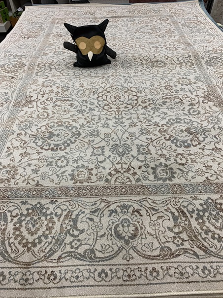 Milano nukkamatto beige itämainen kuvio 160x230 cm