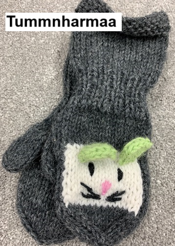 Hiiri-tumput tummanharmaa