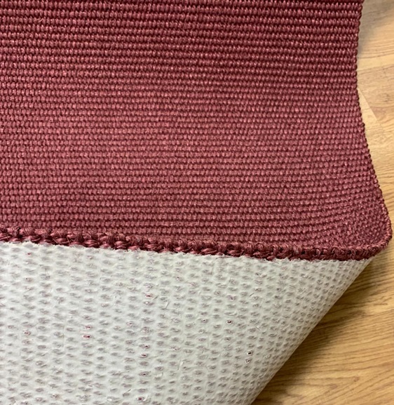 [SISALPUN90] Sisal tummanpunainen 90 cm leveä