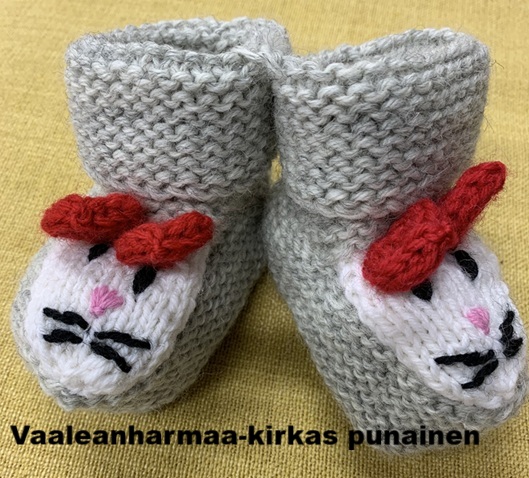 Hiiritossut vaaleanharmaa