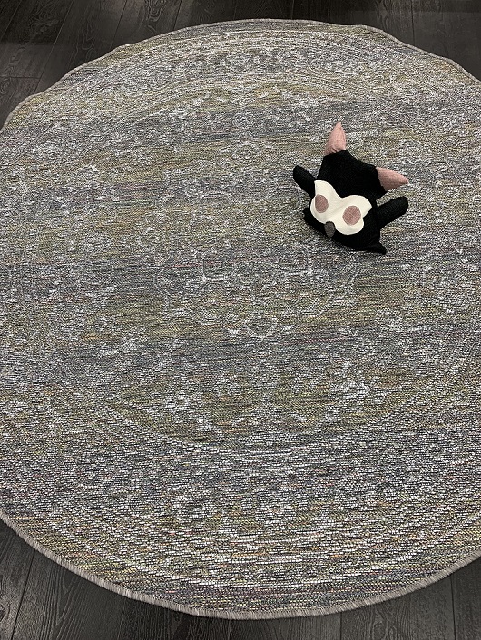 Ravenna matto vihreänharmaa medaljonki