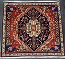Kashqhai käsinsolmittu villamatto61x67 cm