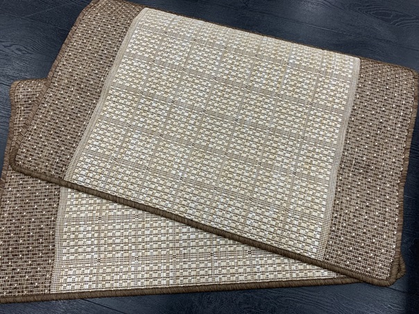 Hellas kynnysmatto beige-ruskea