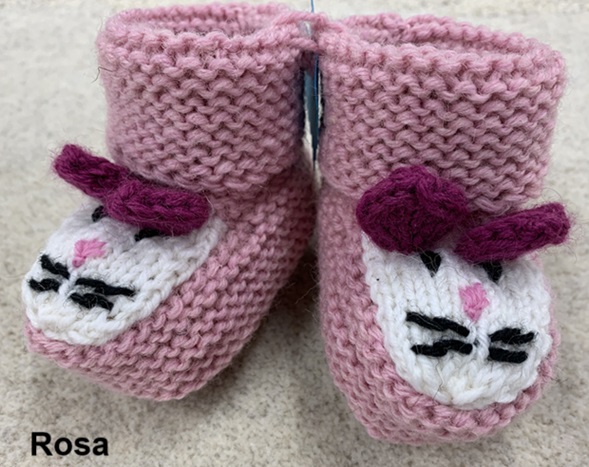 Hiiri-tossut rosa vauva