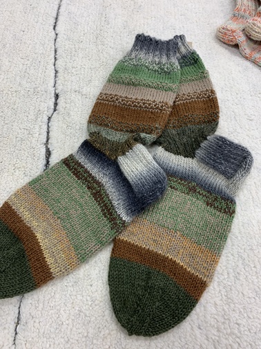 [RVLUONTO4445VIHREÄ] Luonto villasukat 44/45 vihreä