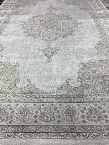 [9271886424160230BEIGE] Livorno viskoosimatto beige-harmaa 160x230 cm