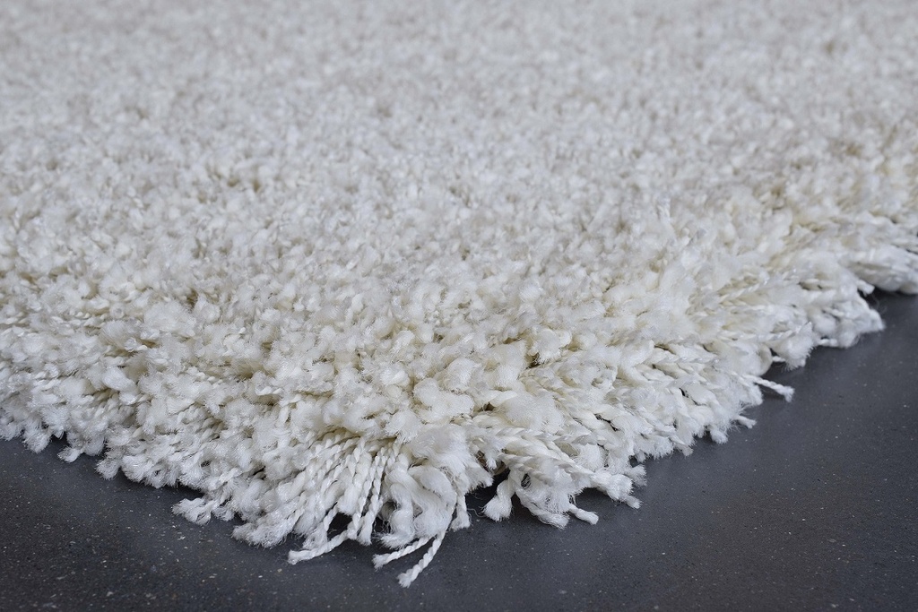 [390016926120170VAALEA] Twilight pörröinen matto luonnonvaalea (120 x 170)