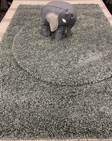 [39001442265130VIHREÄ] Twilight muhkea matto vihreä (65 x 130)