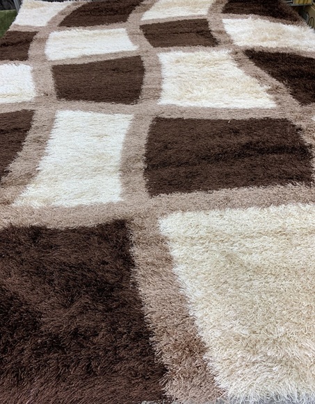 Twist nukkamatto beige-ruskea