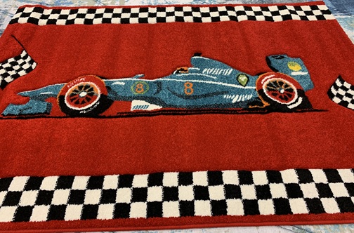 Ferrari lastenmatto punainen