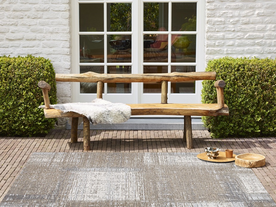 [96017200680240BERUS] Piemonte beigeharmaa utu (80 x 240)