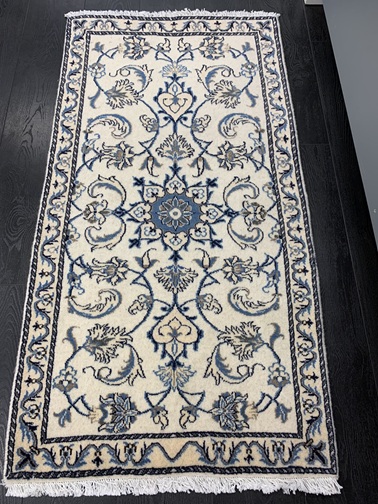 [14858625383076912LVSIN] Nain Kashmar käsinsolmittu 69x132 cm