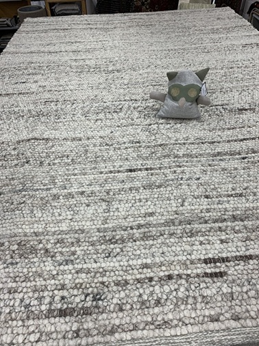 [MT112380160230BEIGE] Stone villamatto vaalea-beige (160 x 230)