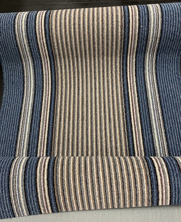 Omega käytävämatto sininen 80 cm rulla