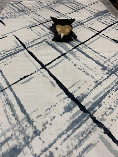 Petra matto vaalea-sininen