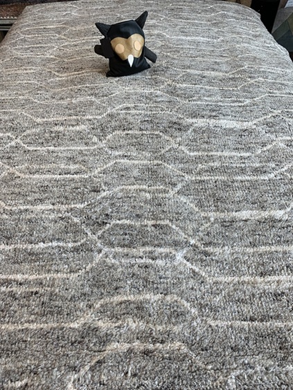 [MT112611200300HARMAA] Serene Earth käsinsolmittu villamatto (200 x 300)