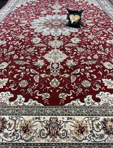 Savona punainen medaljonki 240x340 cm