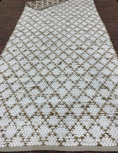 [SAVANNI140200VALNATUR] Illuusio matto valkoinen-natur (140 x 200)