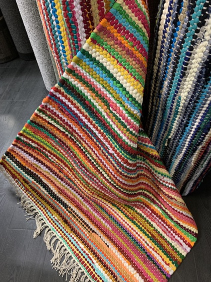 Räsymatto punainen 80 cm rulla