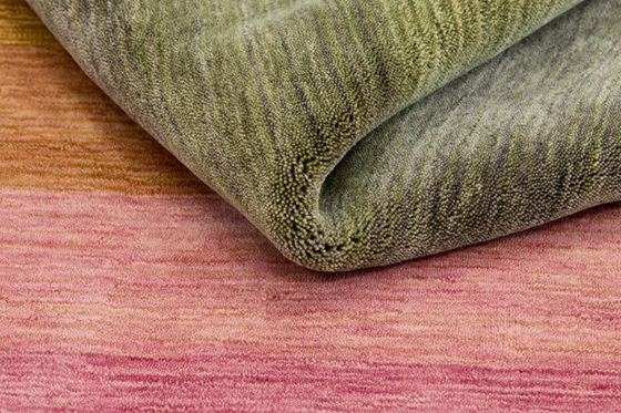 Leafs villamatto vihreä-pinkki