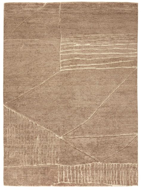 [MT11246685250RUSKEA] Landscape käsinsolmittu ruskea (85 x 250)