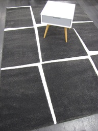 [58208632160230TUMMA] Adrian nukkamatto ruskeanmusta, valkoinen kuviointi