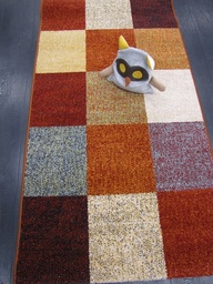 [325471382] Infinity nukkamatto terracotta 80x150 cm