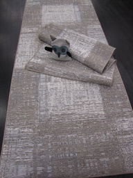 [960172006BEHA100RULLA] Piemonte beigeharmaa utu 100 cm leveä käytävämatto