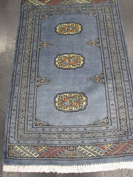 [140682063100SIRZ] Bokhara 3 ply villamatto sininen 63x100 cm