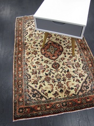 [143397983135H] Hamadan käsinsolmittu villamatto 83x135 cm