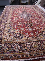 [1389537149237PS] Keshan medaljonki punasini 149x237 cm