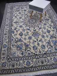 [NAIN1396459164242N] Nain Kashmar käsinsolmittu villamatto vaalea 164x242 cm