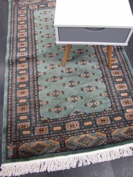 [BOKVIHR93150] Bokhara Tekke käsinsolmittu 93x150 cm vihreä