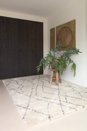 [LANA0372106160230VAALBER] Lana berber villamatto vaalea / kuvio