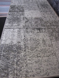 [94010300180200H] Amalfi chenillepuuvilla harmaa 80x200 cm