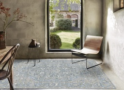 [984002915195140S] Conti viskoosimatto sininen 95x140 cm