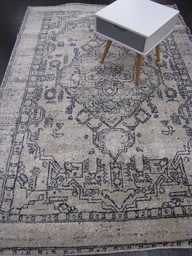 [78302682160230B] Bohemia nukkamatto beige medaljonki 160x230 cm