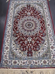 Savoy viskoosimatto punainen medaljonki