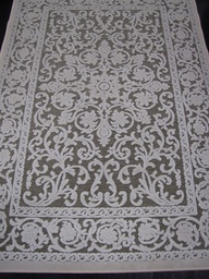 [938064656565110VAALEA] Oriental viskoosimatto beige kuvio