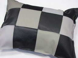 [RVNAHKAHUOPAHARMAA] Oodi nahka-/huopatyyny harmaa